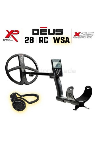 XP DEUS - 28cm X35 Başlık, Ana Kontrol Ünitesi (RC), WSAUDIO Kulaklık - FULL PAKET