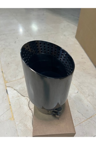 KRT AKRAPOVİC 114 MM İÇİ DELİKLİ TİTANYUM TEKLİ EGZOZ UCU