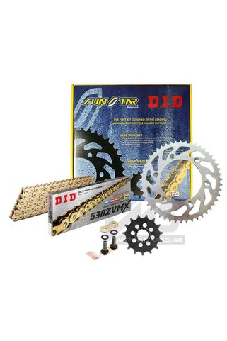 D.I.D Did Zvm-x-Sunstar 2018-2021 Triumph Speed Triple RS Uyumlu Zincir Dişli Set Gold (Sarı) Renk