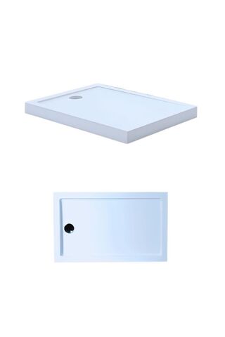 Kupon Duş 90 x 140 Dikdörtgen Monoblok Duş Teknesi H:10 cm