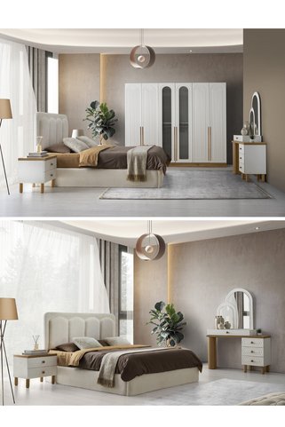 AYDINLİFE Pegre Yatak Odası Takımı