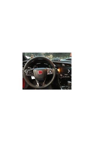 X POWER TUNİNG honda civic fd6 kırmızı H direksiyon logo