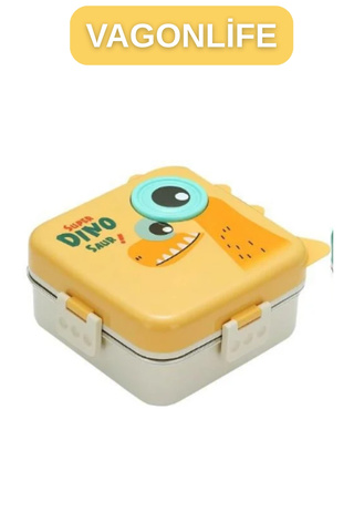 Vagonlife 1120 ML LUNCHBOX 3 BÖLMELİ SIZDIRMAZ SOS KASELİ