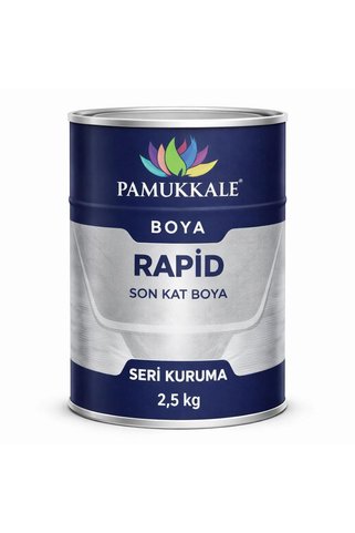 Pamukkale 1402 Rapid Endüstriyel Boya 60-70 Gloss 2.5 Kg Krom Sarı Ral 1023