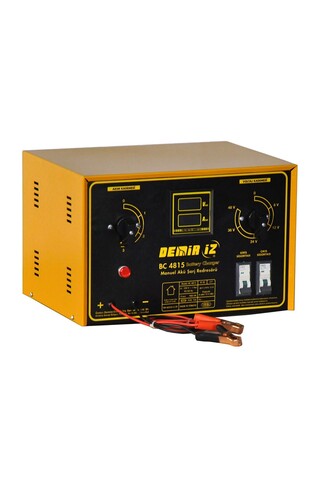Demiriz BC4815 4 Akü Şarj Cihazı 15A (Dijital Volt+Akım Göstergeli)