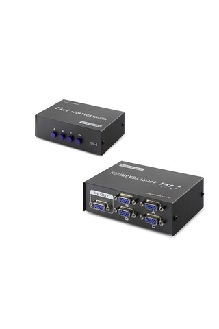Marsilyan Vga Switch 4 In 1 Out 54 Mhz - Siyah HDX1329