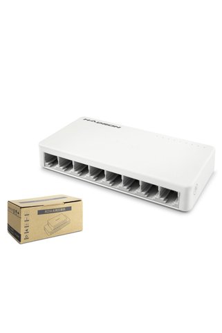 Marsilyan Gigabit Ethernet Switch 8 Port - Beyaz HDX1365