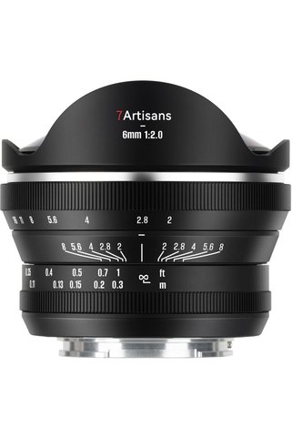 7artisans 6mm F2.0 Sony E Mount MF APS-C Manuel Lens