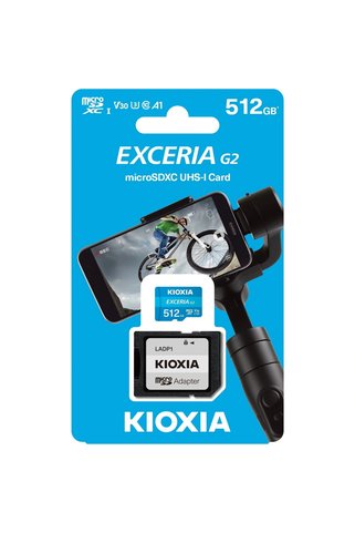 Kioxia 512GB MICRO SDHC G2 4K 100MB/s LMEX2L512GG2