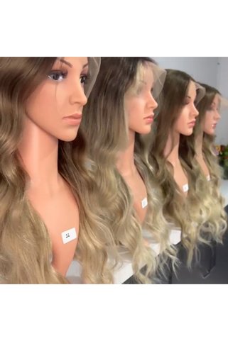 Miss Mojo Ombreli FrontLace Tül Peruk