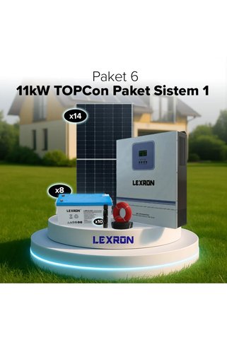 Lexron 11kW BAĞ EVİ PAKET SİSTEM 1