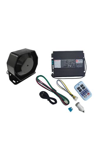 Space Mikrofonlu Metal Siren Uzaktan Kumandalı /sssr45-1