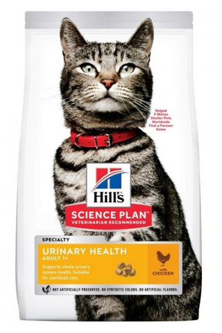 Hill's Hills Urinary İdrar Yolu Destekleyici Tavuklu Yetişkin Kedi Maması 1.5 Kg