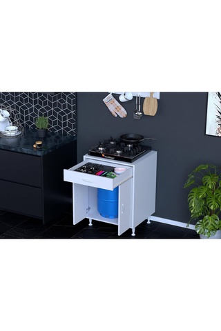 Vivense DOQU L OCAK ALTI TÜP GÖZLÜ SET, 48 CM