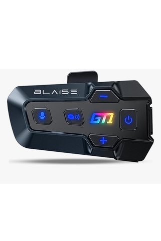 BLAISE GT1 Bluetooth Motosiklet Intercom Siyah