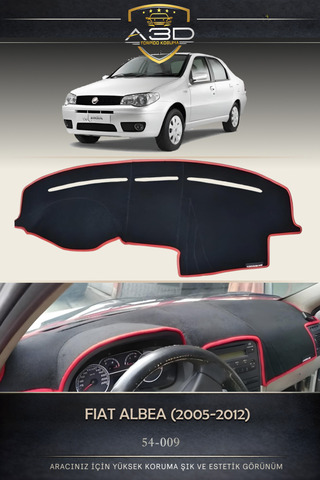 A3D TORPİDO KORUMA Fiat Albea (2005-2012) Torpido Koruma Kılıfı Havlusu Örtüsü Halısı Koruyucu Ön Aksesuar