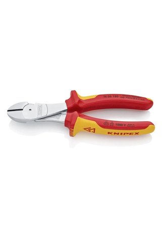 Knipex 74 06 180mm Yan Keski (Ağır Hizmet) VDE