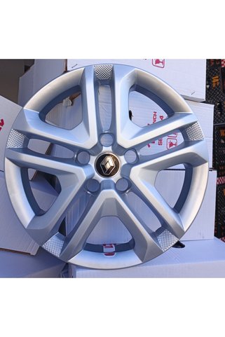 Universal Renault Megane 4 Uyumlu 16 inç Jant Kapağı 4'lü Takım Amblem Hediyeli A KALİTE
