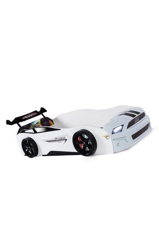 Vivense MUSTANG ARABALI YATAK SPORT IŞIKLI YATAK, BEYAZ