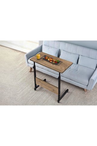 Vivense YÜKSEKLİK AYARLI KAHVALTI SEHPASI, ATLANTİK ÇAM, 70X40