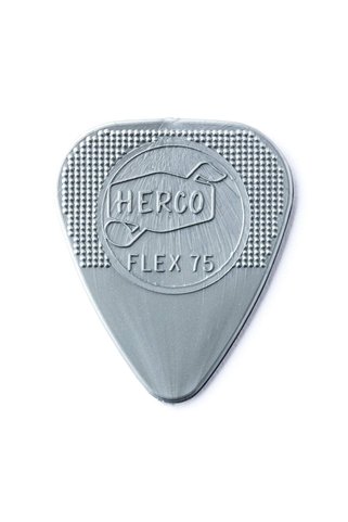 Jim Dunlop Flex75 gitar penası, ağır, gümüş, 12 adet