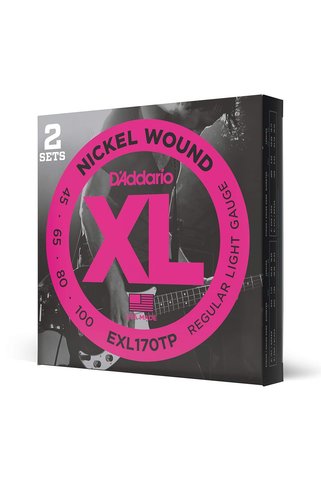 Daddario D'Addario Saiten E-Bass | HÖCHSTE QUALITÄT DER BELIEBTESTEN SAITENMARKE | EXL170TP | vernickelter St