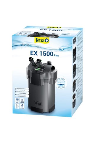 Tetra Akvaryum dış filtre EX 1500 – 600 litreye kadar akvaryumlar için güçlü filtre, kristal be
