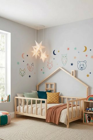 Loolpi Home Dream Montessori Bebek ve Çocuk Karyolası Unisex Doğal Ahşap Yatak