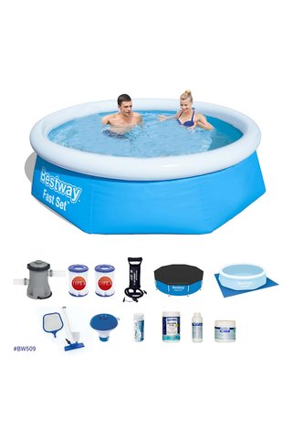 BESTWAY Büyük Şişme Havuz Seti 244 X 66 Cm Bw509