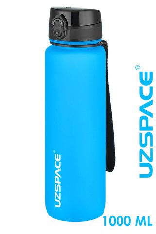 Uzspace Büyük boy 28 cm 1000ml 1 Litre Su Matarası Bpa Koku Sızdırma Yok 3038
