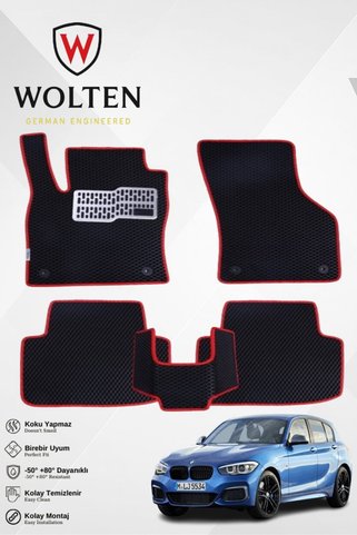 w wolten german engineered BMW-1 SERİSİ-F20-(2011-2019) İÇİN EVA İÇ PASPAS TAKIMI (METAL TOPUKLUK DAHİL)