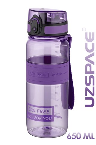 Uzspace Tritan Su Matarası 650 ml Yenilenen Renklerr