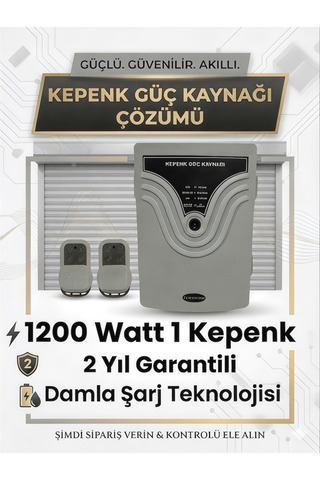 İzmaksan 1200 Watt 1 Kepenk İçin Güç Kaynağı