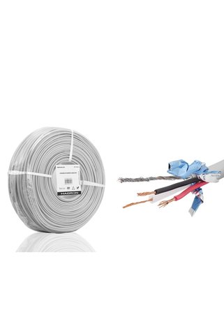 HADRON HDX5580-250 CCTV Kablo Mini Coax ECO CCA 2x0.50 mm 250 m Gri