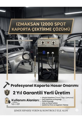 İzmaksan 12000 Spot Kaporta Çektirme Makinesi