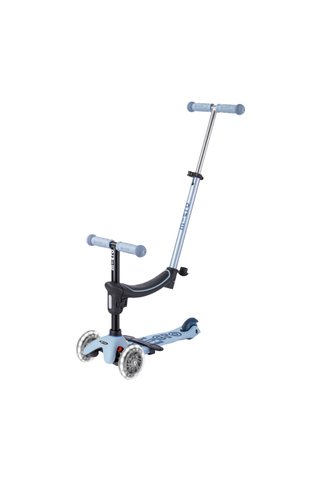 Micro Mini 6 in 1 Deluxe Rock and Go LED Scooter Ocean Slate