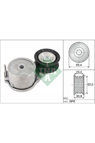 İna 534 0915 10 V KAYIS GERGI RULMANI GN1G 6A228 AB