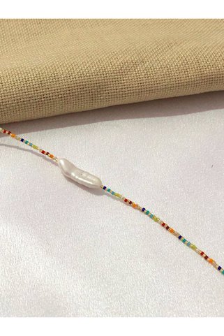 Ra jewels 925 Ayar Gümüş Barok Incili Halhal