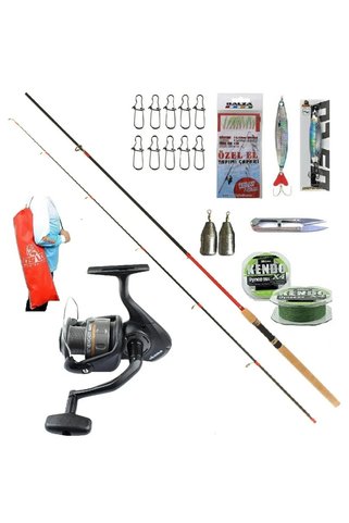 Oslo Okuma Revenger Rv-40 270cm 10-35gr Remixon Red Zoom Karbon Spin Olta Takımı Seti