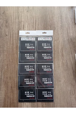 ISTANAZ TİCARET ISTANAZ PASLANMAZ 0.20 UZUN SAP BAĞLAMA TELİ 10'LU SET