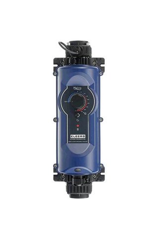 Poyraz Pool ELECRO ELEKTRİK ISITICI 12 KW FLOW LINE PANOSUZ ANALOG TERMOSTAT TITANIUM REZİSTANS TRI