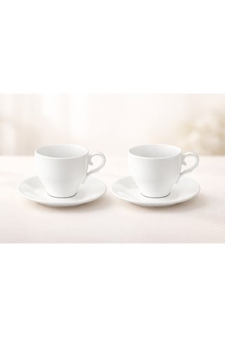 Wilmax England 2 Kişilik Ingiliz Çay Seti 220 ml 4 Parça Porselen Fincan Takımı