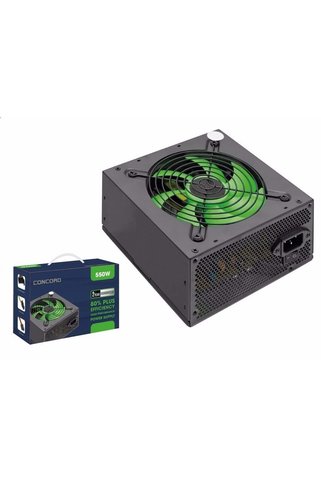Midcom C-881 550W Oyuncu Gaming PC Power Supply 12CM Geniş Fan Güç Kaynağı Lisanslı Ürün