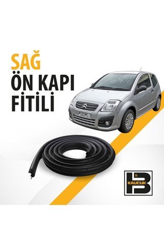 B&M KAUÇUK Citroen C2 Sağ Ön Kapı Fitili Bm00499