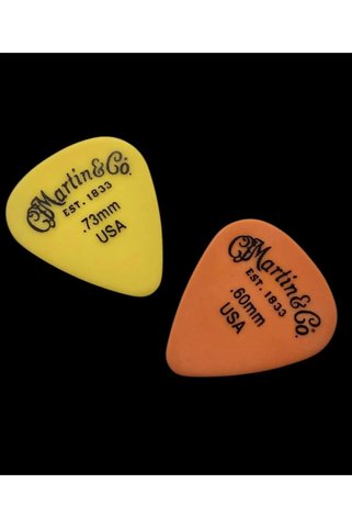 MARTIN & CO 17063681 Martin Gitar Penası Seti (10 Adet) | 0.60mm ve 0.73mm Karışık, Dayanıklı Malzem