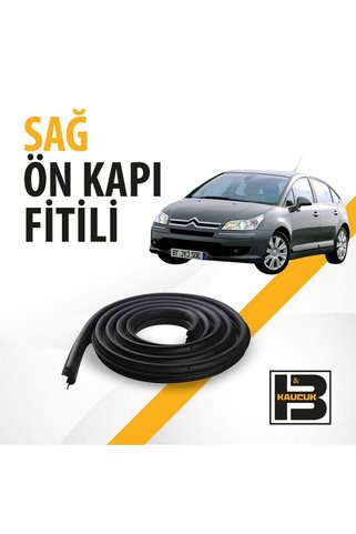 B&M KAUÇUK Citroen C4 (1.Nesil) Sağ Ön Kapı Fitili Bm00472