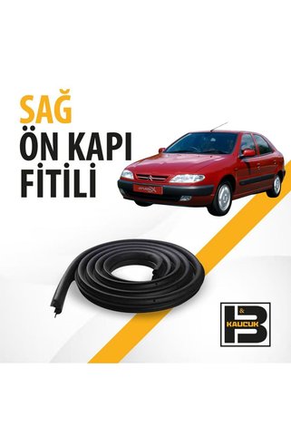 B&M KAUÇUK Citroen Xsara (1997-2001) Sağ Ön Kapı Fitili Bm00439