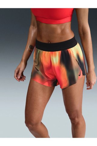 Nike AeroSwift Women's Dri-FIT ADV Brief-Lined Printed Running Shorts REDSPORT