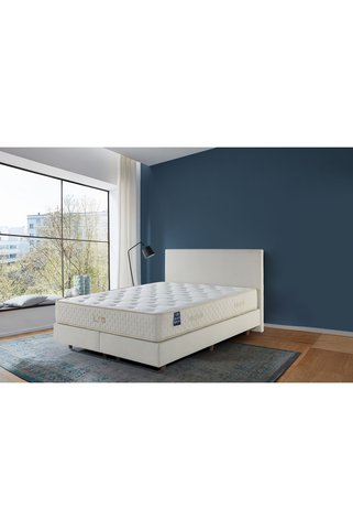 Vivense LUNA MILKY SABİT BAZA VE BAŞLIK, KREM, 120X200