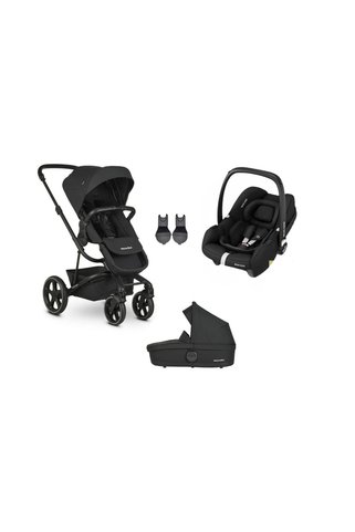 Easywalker Harvey3 Bebek Arabası Shadow Black Üçlü Set
